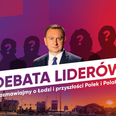 Debat liderów w Łodzi